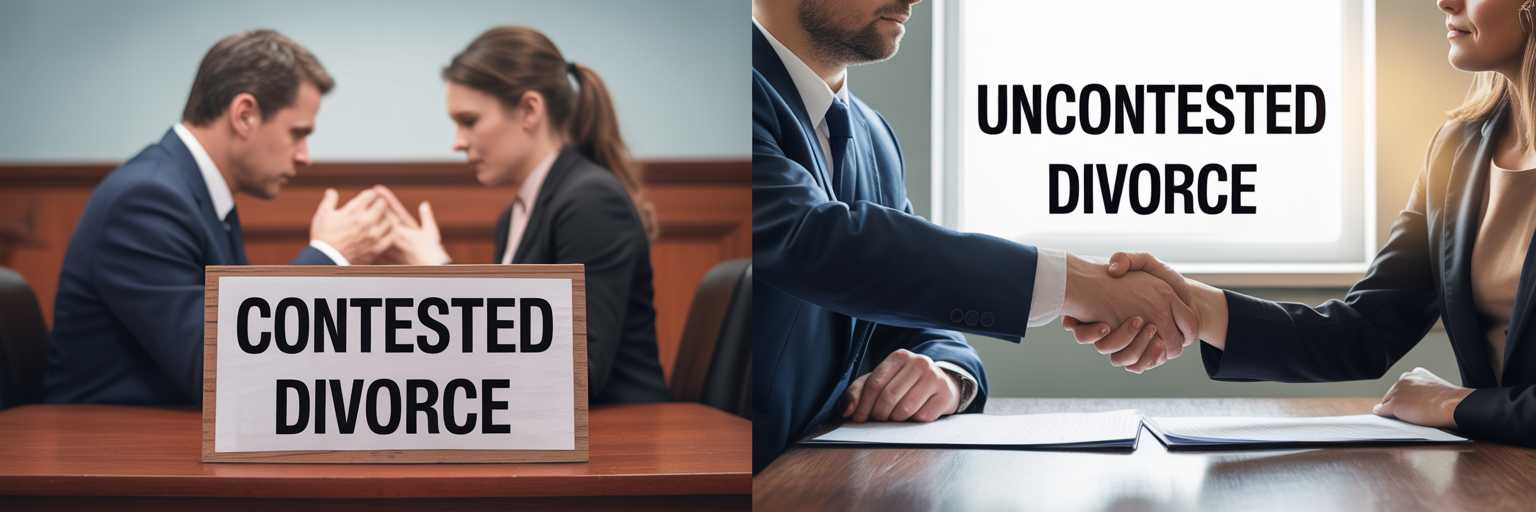 Contested vs Uncontested Divorce