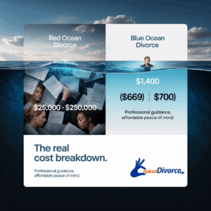 cost of divorce application Ontario Compared